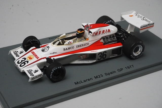 1/43 スパーク S7148 マクラーレン M23 スペインGP 1977 #36 E.デ