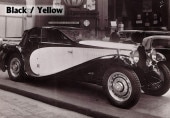 ͽ�� LS18_BC02C LOOKSMART 1/18 �֥��åƥ� Bugatti Type 50 Superprofilee Black / Yellow 