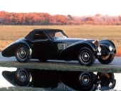 ͽ�� LS18_BC05 LOOKSMART 1/18 �֥��åƥ� Bugatti Type 57 SC Gangloff Roadster Black 