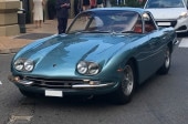 ͽ�� LS18_LC10A LOOKSMART 1/18 ���ܥ륮���� Lamborghini 400 GT Azzurro Mexico 