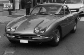 ͽ�� LS18_LC10C LOOKSMART 1/18 ���ܥ륮���� Lamborghini 400 GT Red 