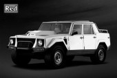 ͽ�� LS_LC04B LOOKSMART 1/43 ���ܥ륮���� Lamborghini LM002 Red 