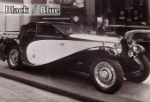 ͽ�� LS18_BC02A LOOKSMART 1/18 �֥��åƥ� Bugatti Type 50 Superprofilee Black / Blue 