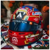 ͽ�� 5HF233 ���ѡ��� 1/5  �����ꥢ�ॺ Williams Racing F1 �إ��å� Helmet �ᥭ�������ƥ� Mexican GP 2025 A. ����ܥ� 