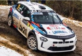 ͽ�� S6941 ���ѡ��� 1/43 ������ LANCIA Ypsilon #70 GIANCARLO DE MATTEIS Monte Carlo Rally 2026 G. de Matteis - G. Bico 