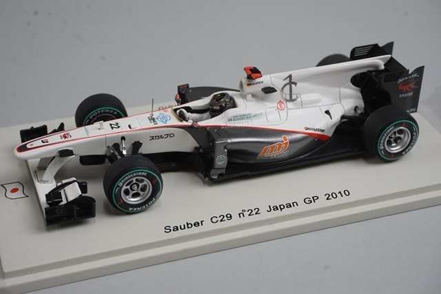 1/43 スパーク SJ002 ザウバー C29 日本GP 2010 #22 N.ハイドフェルド