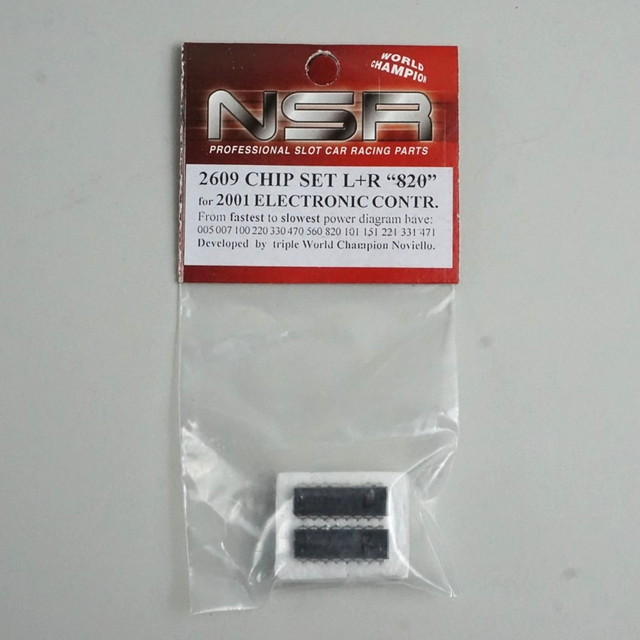 新品 2609 NSR スロットカー チップセット L＋R CHIP SET 