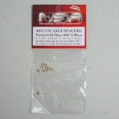 ���� 4813 NSR �����åȥ��� �������륹�ڡ����� 3/32 ��� (10��) 0.040�����/1mm AXLE SPACERS 3/32 .040