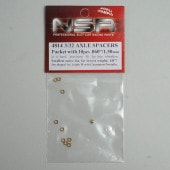 ���� 4814 NSR �����åȥ��� �������륹�ڡ����� 3/32 ��� (10��) 0.060�����/1.5mm AXLE SPACERS 3/32 .060