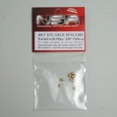 ���� 4817 NSR �����åȥ��� �������륹�ڡ����� 3/32 ��� (10��) 0.120�����/3mm AXLE SPACERS 3/32 .120
