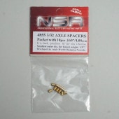 ���� 4855 NSR �����åȥ��� �������륹�ڡ����� 3/32 ��� (10��)0.160�����/4mm AXLE SPACERS 3/32 .160