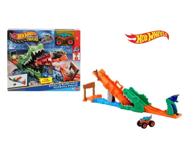 予約 JJN45-9864 ホットウィール モンスタートラック ワニクラッシュ