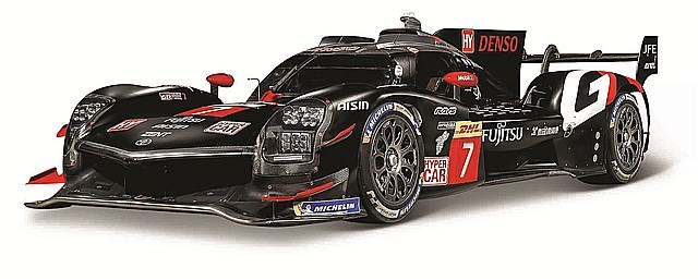 予約 BUR38322 ブラーゴ 1/43 トヨタ GR010 ハイブリッド ガズー