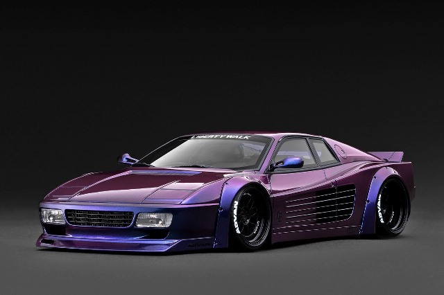 予約 IG3792 イグニッションモデル 1/18 LB-WORKS 512 Purple Metallic