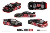 ͽ�� KHMG276 TSM MINI-GT x KAIDO HOUSE 1/64 ���� Nissan �������饤�� GT-R R33 Black Kaido Cat(���ϥ�ɥ�) 