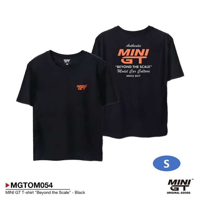予約 MGTOM054-S TSM MINI-GT Beyond the Scale ブラック Tシャツ