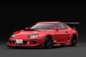 ͽ�� IG3885 �����˥å�����ǥ� 1/18 �ȥ西 Toyota Supra RZ (JZA80) ORIDO-STREET Ver.Red 