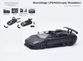 ͽ��  Phantom Knight 1/64  ��륷���饴 Murcielago LP640 Matte Black Roadster