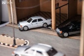 ͽ��  DCM 1/64 �٥�� Benz W124 500E Ivory White