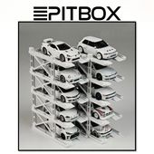 新品 Pitbox 1/64 ミニカー 10台 収納 昇降式 立体駐車場 ジオラマ 10 新品 Pitbox 1/64 ミニカー 10台 収納 昇降式 立体駐車場 ジオラマ 10