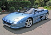 ͽ�� P18166B BBR 1/18 �ե��顼�� ���ѥ����� Ferrari F355 Spider manual gear Azzurro California - Blu medio interior ���ꥢ�������դ�