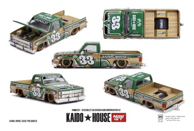 予約 KHMG267 TSM MINI-GT x KAIDO HOUSE 1/64 シボレー シルバラード
