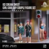 ͽ�� MO223093 MoreArt 1/64  ICE CREAM SWEET GIRL COOL GUY COUPLE FIGURE SET ���������꡼�� ���åץ� �˽� �ե����奢���å�