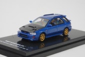 ���� M67108 �⡼�����إ�å��� 1/64 ���Х� Impreza Wagon WRX STi Ver. VI Customized Rally Blue / Carbon Fiber Bonnet