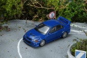 ͽ�� M64205 �⡼�����إ�å��� 1/64 ��ɩ Lancer Evolution VI GSR Issel Blue Pearl