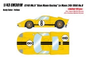ͽ�� EM301H �ᥤ�����å�/�����ɥ��� 1/43  GT40 Mk.II Alan Mann Racing �롦�ޥ� Le Mans 24h 1966 �����ޥ�졼���󥰥����� #8 ��������