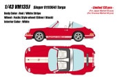 ͽ�� VM135J �ᥤ�����å�/��������� 1/43 ���󥬡� Singer 911(964)Targa ��å�/�ۥ磻�ȥ��ȥ饤��
