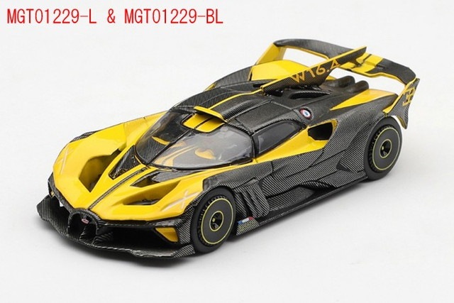 予約 MGT01229-L TSM MINI-GT 1/64 ブガッティ ボライド イエロー ( 左