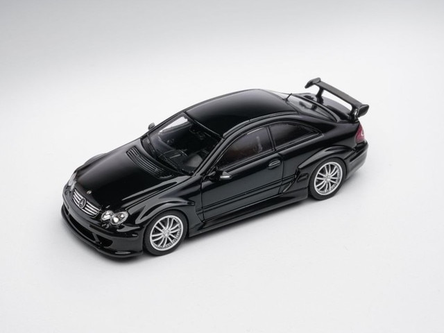 新品 FINE MODEL 1/64 メルセデス Benz CLK DTM AMG Black, Boost Gear