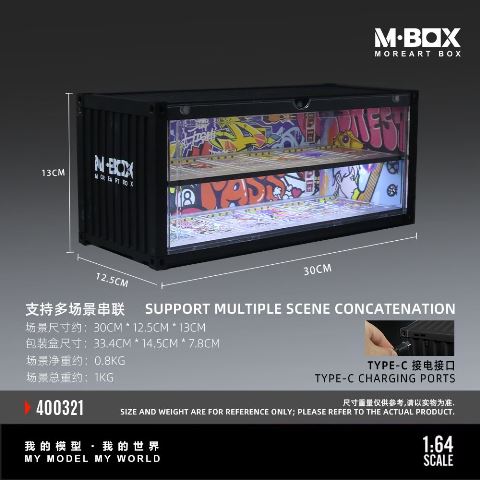 予約 MB400321 MBOX 1/64 CONTAINER MODELSTORAGE SCENE コンテナ 駐