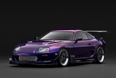 ͽ�� IG3947 �����˥å�����ǥ� 1/18 �ȥ西 Toyota Supra RZ (JZA80) Purple Metallic 