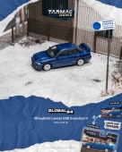 ͽ�� T64G-049-BL Tarmac Works 1/64 ��ɩ Mitsubishi Lancer GSR Evolution II Blue 