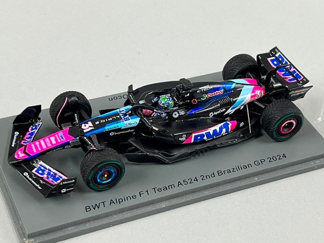 1/43 スパーク S9551 BWT アルピーヌ F1チーム A524 ブラジルGP 2nd