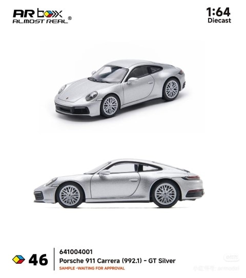 新品 641004001 AR Box 1/64 ポルシェ Porsche 911 Carrera ( 992.1