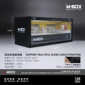 ͽ�� MB400323 M-BOX 1/64  ����ƥ� ���쥯����� ������� CONTAINER MODEL STORAGE SCENE ��ž�� �����Ω����־� yellow