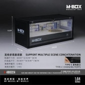 ͽ�� MB400324 M-BOX 1/64  ����ƥ� ���쥯����� ������� CONTAINER MODEL STORAGE SCENE ��ž�� �����Ω����־� blue white
