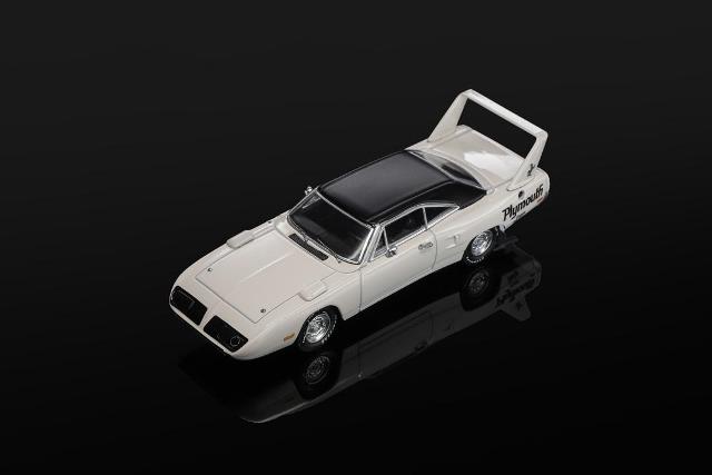 希少✨ MIRAGEミニカー 予約 Mirage 1/64 プリムス スーパーバード Plymouth Superbird White