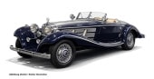 ͽ�� M-310 CMC 1/18 ��륻�ǥ� �٥�� Mercedes Benz 500K Spezial �����ɥ����� �֥롼 ����1500pcs