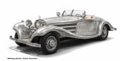 ͽ�� M-314 CMC 1/18 ��륻�ǥ� �٥�� Mercedes Benz 500K Spezial �����ɥ����� Clear Finish ����1500pcs
