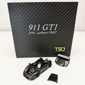 ͽ��  Transcend model 1/64  Porsche 911 GT1 24h LeMans 1997 Black Carbon Fiber Texture