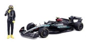 ͽ�� BUR28069H �֥顼�� 1/24 ��륻�ǥ� AMG �ڥȥ��ʥ� F1 W15 2024 E�ѥե����ޥ� #44 L. �ϥߥ�ȥ� �ɥ饤�С��� ������ɥ��ܥå��� 