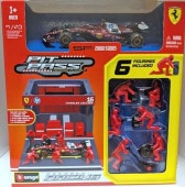 ͽ�� 18-36865L �֥顼�� 1/43 �ե��顼�� PIT PASS���å� SF-25 #16 C. �륯�졼�� (���롼��6pcs �ѥɥå����졼��) �ۥӡ����硼Ÿ�������ƥ�