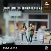 ͽ�� MO223097 MoreArt 1/64  CASUAL STYLE BEST FRIENDS FIGURE SET �����奢�� �������� ��ͧ�ե����奢 