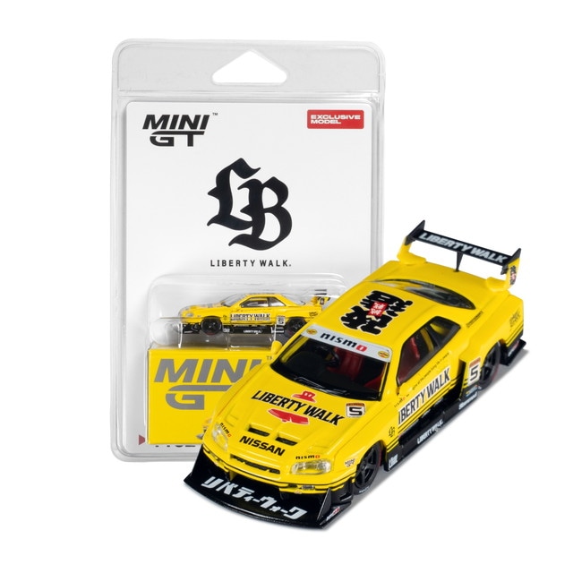 新品 MC249-YEBK TSM MINI-GT 1/64 日産 Nissan LB-ER34 Super