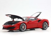 ͽ�� HE180055 BBR 1/18 �ե��顼�� Ferrari 488 Pista full open Rosso corsa with stripe Argento Nurburgring and blu America 