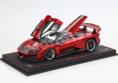 ͽ�� HE180054HIFDIE BBR 1/18 �ե��顼�� F80 full open Rosso Supercar Italian stripe luxury pack �����ꥢ�������դ�